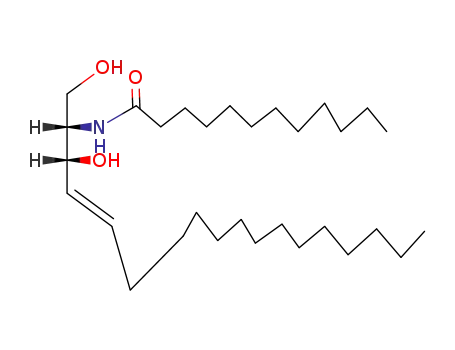 Molecular Structure of 74713-60-3 (N-LAUROYL-D-ERYTHRO-SPHINGOSINE)