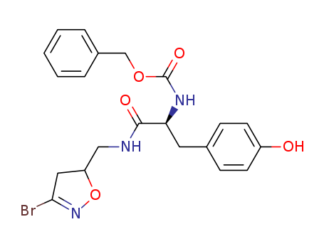 Nalpha-[(benzyloxy)carbonyl]-N-[(3-bromo-4,5-dihydro-1,2-oxazol-5-yl)methyl]-L-tyrosinamide