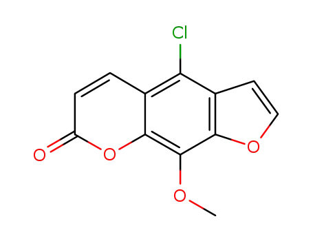 4-Chloro-9-methoxy-7H-furo[3,2-g]chromen-7-one