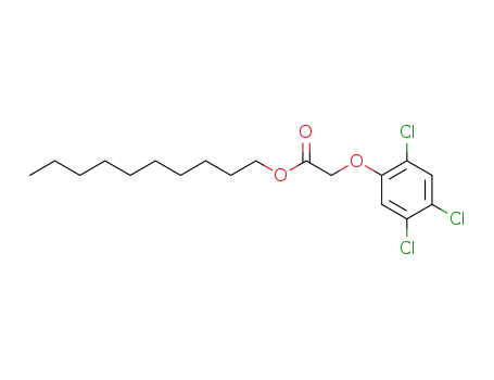 Molecular Structure of 101892-53-9 ((2,4,5-trichloro-phenoxy)-acetic acid decyl ester)