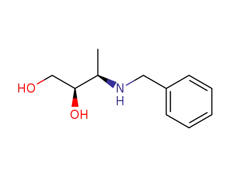 Molecular Structure of 138611-18-4 ((2R,3R)-3-Benzylamino-butane-1,2-diol)