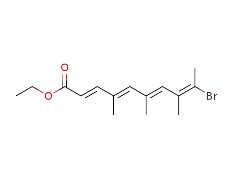 (2E,4E,6E,8E)-9-Bromo-4,6,8-trimethyl-deca-2,4,6,8-tetraenoic acid ethyl ester
