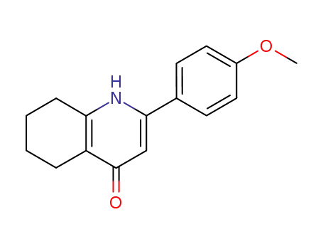 Molecular Structure of 7469-14-9 (2-(4-methoxyphenyl)-5,6,7,8-tetrahydroquinolin-4(1H)-one)