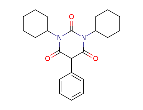 Molecular Structure of 747-79-5 (1,3-Dicyclohexyl-5-phenylbarbituric acid)