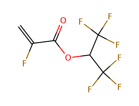2-Propenoic acid,2-fluoro-, 2,2,2-trifluoro-1-(trifluoromethyl)ethyl ester 74359-06-1