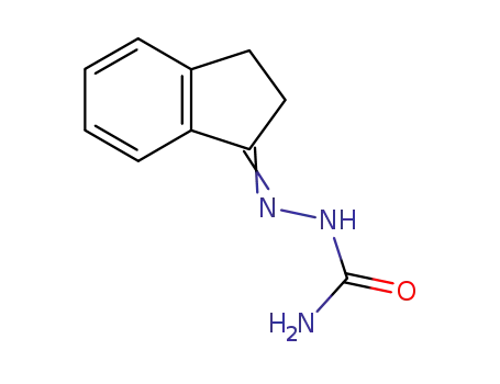 Molecular Structure of 7461-24-7 ((1E)-2,3-dihydro-1H-inden-1-one semicarbazone)