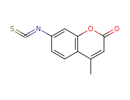 Molecular Structure of 74802-03-2 (7-ISOTHIOCYANATO-4-METHYL-2H-CHROMEN-2-ONE)