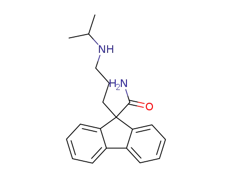 Molecular Structure of 74517-78-5 (9[3[(1methylethyl)amino]propyl]-fluorene-9-carboxamide)