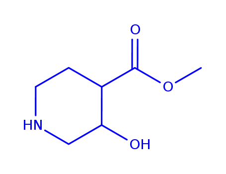 4-Piperidinecarboxylic acid, 3-hydroxy-, methyl ester, cis- (9CI)