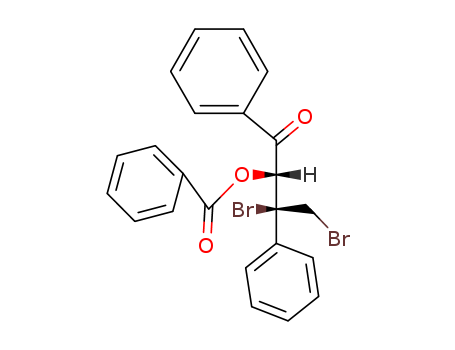 (3,4-dibromo-1-oxo-1,3-diphenyl-butan-2-yl) benzoate cas  7472-85-7