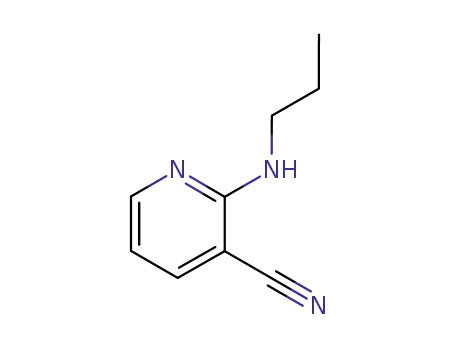 Molecular Structure of 74611-49-7 (2-(propylamino)nicotinonitrile)