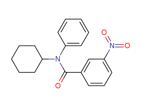 Benzamide,N-cyclohexyl-3-nitro-N-phenyl- cas  7466-44-6