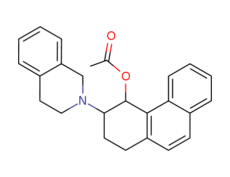 4-Phenanthrenol,3-(3,4-dihydro-2(1H)-isoquinolinyl)-1,2,3,4-tetrahydro-, 4-acetate cas  7467-93-8