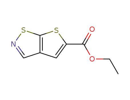Molecular Structure of 74598-11-1 (ethyl thieno[3,2-d]isothiazole-5-carboxylate)