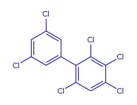 Molecular Structure of 74472-43-8 (2,3',4,4',5',6-HEXACHLOROBIPHENYL)