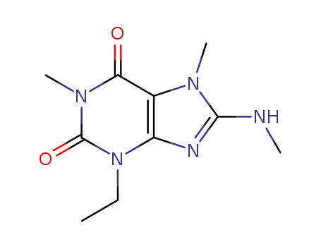 3-ethyl-1,7-dimethyl-8-(methylamino)-3,7-dihydro-1H-purine-2,6-dione