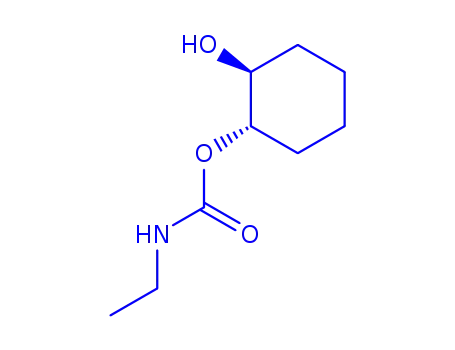 Molecular Structure of 743477-25-0 (Carbamic acid, ethyl-, (1R,2S)-2-hydroxycyclohexyl ester, rel- (9CI))