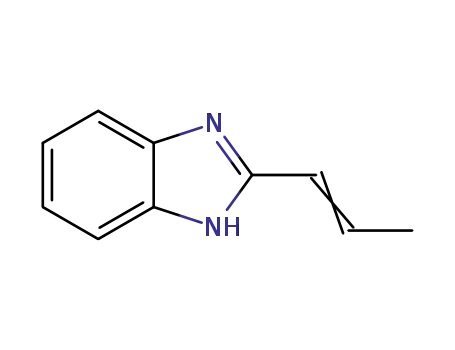 Molecular Structure of 7464-22-4 (1H-Benzimidazole,2-(1-propenyl)-(9CI))