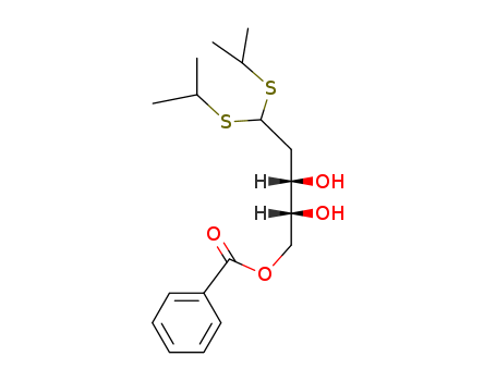 D-erythro-Pentose, 2-deoxy-, diisopropylmercaptal, 5-benzoate (8CI) cas  7473-39-4