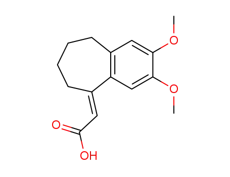 (2,3-dimethoxy-6,7,8,9-tetrahydro-benzocyclohepten-5-yliden)-acetic acid