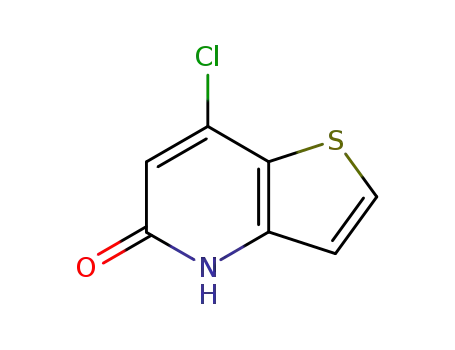 Molecular Structure of 74695-45-7 (7-chlorothieno[3,2-b]pyridin-5(4H)-one)