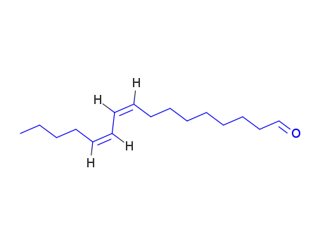 Molecular Structure of 74728-46-4 ((E,Z)-9,11-Hexadecadienal)