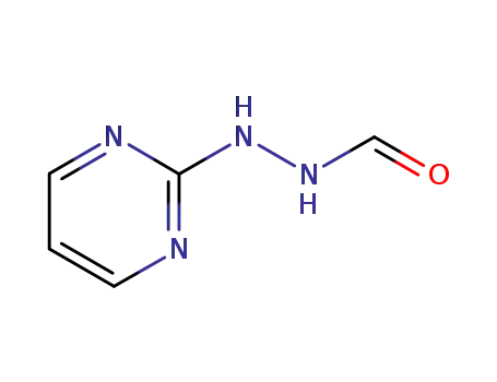 Molecular Structure of 7461-00-9 (Formic acid, 2-(2-pyrimidinyl)hydrazide (6CI,8CI))
