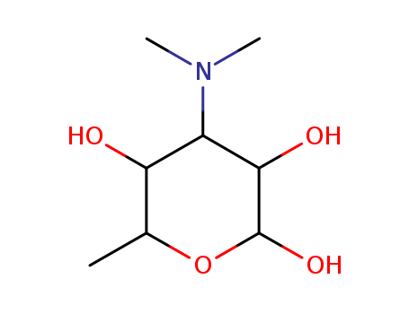 4-dimethylamino-6-methyl-oxane-2,3,5-triol cas  7474-30-8
