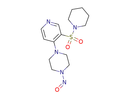 1-Nitroso-4-(3-piperidin-1-ylsulfonylpyridin-4-yl)piperazine