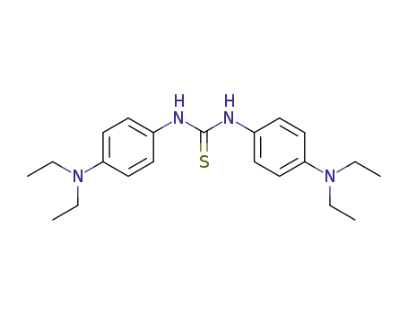 Molecular Structure of 74347-02-7 (1,3-bis[4-(diethylamino)phenyl]thiourea)