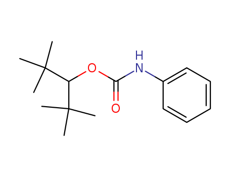 3-Pentanol,2,2,4,4-tetramethyl-, 3-(N-phenylcarbamate) cas  7467-81-4