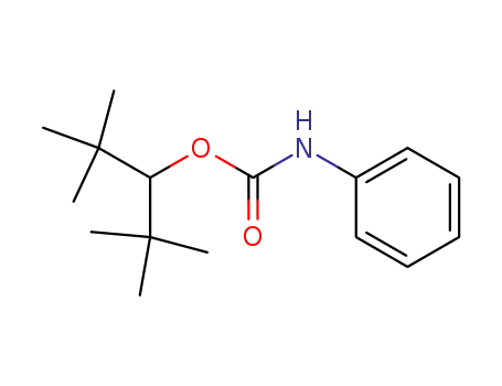 Molecular Structure of 7467-81-4 (2,2,4,4-tetramethylpentan-3-yl phenylcarbamate)