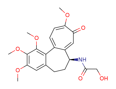 Acetamide,2-hydroxy-N-[(7S)-5,6,7,9-tetrahydro-1,2,3,10-tetramethoxy-9-oxobenzo[a]heptalen-7-yl]- cas  74515-40-5
