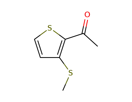 Molecular Structure of 74598-24-6 (1-[3-(methylsulfanyl)-2-thienyl]ethanone)