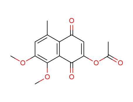 1,4-Naphthalenedione, 2-(acetyloxy)-7,8-dimethoxy-5-methyl-
