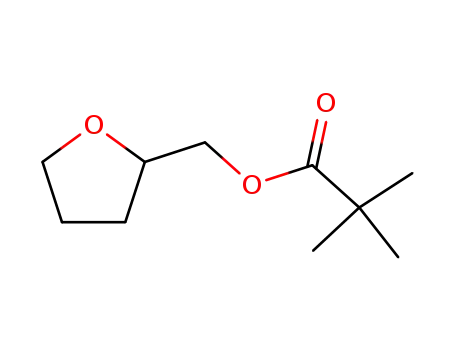 Molecular Structure of 7461-07-6 (tetrahydrofuran-2-ylmethyl 2,2-dimethylpropanoate)