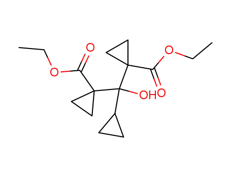 ethyl 1-[cyclopropyl-(1-ethoxycarbonylcyclopropyl)-hydroxy-methyl]cyclopropane-1-carboxylate