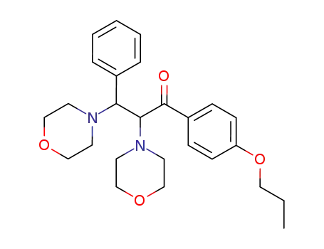 2,3-Dimorpholin-4-yl-3-phenyl-1-(4-propoxyphenyl)propan-1-one