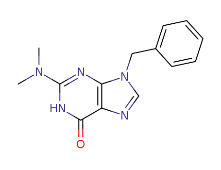Molecular Structure of 7461-80-5 (9-benzyl-2-(dimethylamino)-3,9-dihydro-6H-purin-6-one)