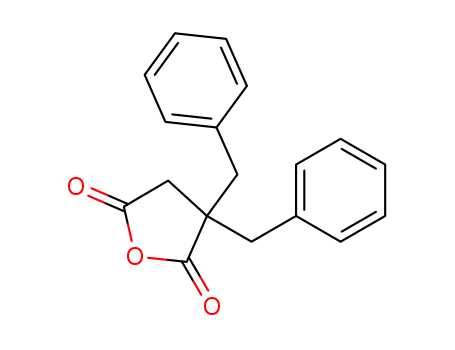 2,5-Furandione,dihydro-3,3-bis(phenylmethyl)- cas  7465-47-6