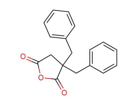 Molecular Structure of 7465-47-6 (3,3-dibenzyldihydrofuran-2,5-dione)