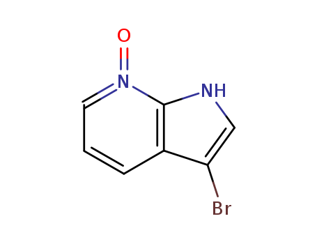 1H-Pyrrolo[2,3-b]pyridine,3-bromo-, 7-oxide cas  74420-08-9