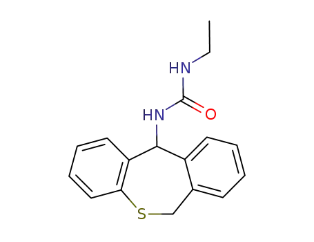 N-(6,11-Dihydrodibenzo(b,e)thiepin-11-yl)-N'-ethylurea hydrate (2:1)