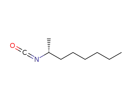 Molecular Structure of 745783-86-2 ((R)-(-)-2-Octyl isocyanate, 90+%)
