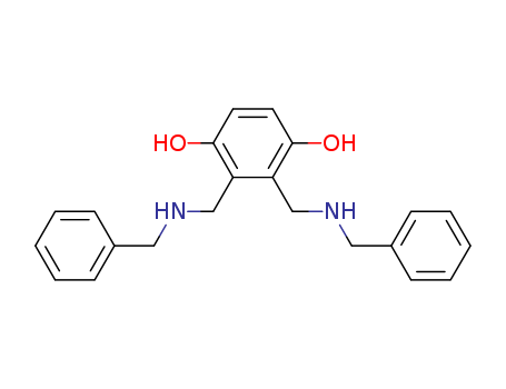 2,3-bis[(benzylamino)methyl]benzene-1,4-diol cas  7462-44-4