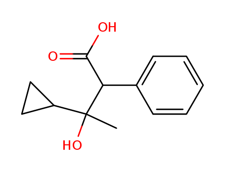 Benzeneacetic acid, a-(1-cyclopropyl-1-hydroxyethyl)- cas  7465-24-9