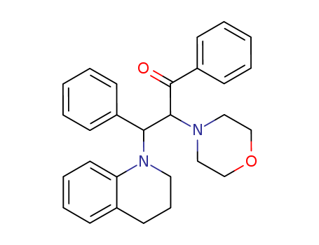 3-(3,4-dihydro-2H-quinolin-1-yl)-2-morpholin-4-yl-1,3-diphenyl-propan-1-one cas  7470-04-4