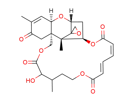Molecular Structure of 74516-63-5 (8-ketoverrucarin A)