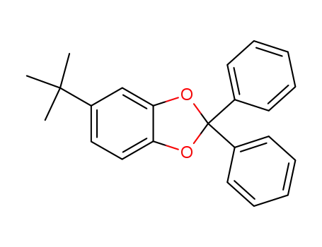 Molecular Structure of 7461-73-6 (5-tert-butyl-2,2-diphenyl-1,3-benzodioxole)