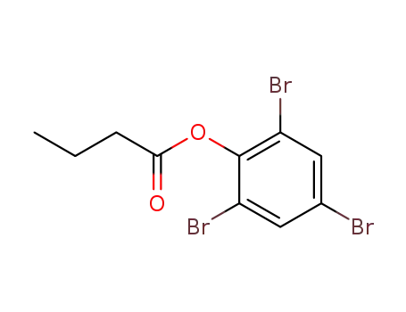 Molecular Structure of 7476-83-7 (2,4,6-tribromophenyl butanoate)